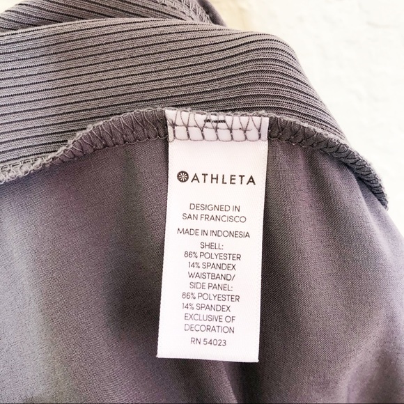 Athleta | Gray Pull On Workout Pants Size 8 - Picture 5 of 7